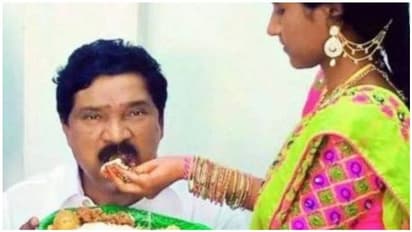 'எம்.எல்.ஏ'க்கு சாப்பாடு ஊட்டி விட்ட மாணவி...' வைரலாகும் சர்ச்சை வீடியோ..!