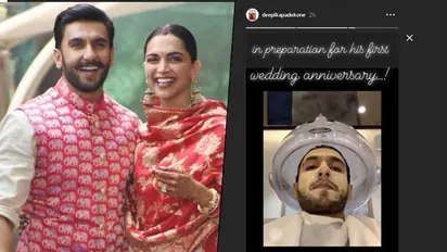 Deepika Padukone shares how Ranveer Singh is prepping for their first wedding anniversary