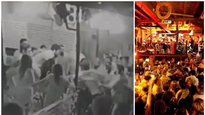 കുടുംബസമേതം പബ്ബിലെത്തിയ യുവതിയെയും ഭര്ത്താവിനെയും ആക്രമിച്ചു; ദൃശ്യങ്ങള് പുറത്ത്