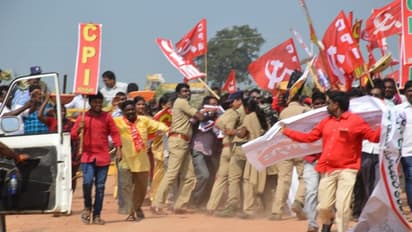 కర్నూల్ ఇసుక సత్యాగ్రహం ర్యాలీలో ఉద్రిక్తత