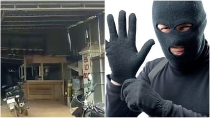 கூரையைப் பிரித்து கடைக்குள் இறங்கிய கொள்ளையன்..! காவலர்களை குழம்ப வைத்த நூதன திருட்டு..!