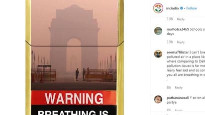 டெல்லி காற்றுமாசைக் கலாய்த்த காங்கிரஸ்: ட்விட்டரில் டிரண்டாகும் வாசகம் ....