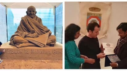 வரலாறு படைத்த இந்தியர்: மணல் சிற்பத்துக்கான இத்தாலியின் மிக உயரிய விருதை வென்றார் சிற்பக் கலைஞர் சுதர்ஸன் பட்நாயக் ...