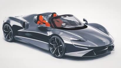 వైండ్ షీల్డ్, రూఫ్, విండోస్ లేని మైక్ లారెన్స్ సూపర్ కారు