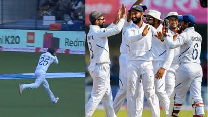 புஜாராவா இந்த கேட்ச்சை புடிச்சாருனு வியக்குற அளவுக்கு அபாரமான ரன்னிங் கேட்ச்