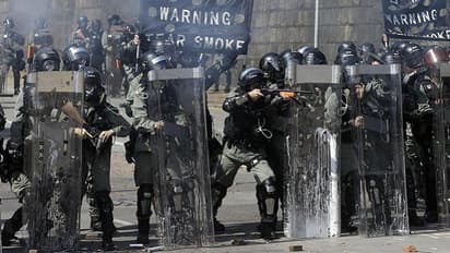 ಹಾಂಕಾಂಗ್‌ ಹೋರಾಟ ಹತ್ತಿಕ್ಕಲು ಮೊದಲ ಬಾರಿ ಚೀನಾ ಸೇನೆ ರವಾನೆ!