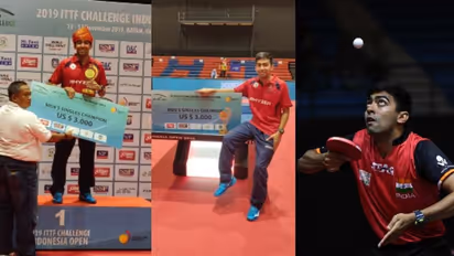 Indonesia Open table tennis: India’s Harmeet Desai wins gold