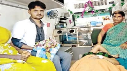 108 ஆம்புலன்ஸில் பிறந்த அழகான பெண்குழந்தை..! உச்சிமுகர்ந்த செவிலியர்..!