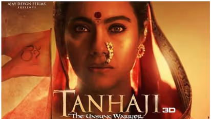 തനാജിയുടെ സാവിത്രിയായി കാജോള്, ഫസ്റ്റ് ലുക്ക്