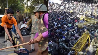 ജെഎന്യു: വിദ്യാര്ത്ഥികള്ക്ക് നേരെ തെരുവ് വിളക്കണച്ച് പൊലീസ് അതിക്രമം, അന്ധവിദ്യാര്ത്ഥികളെയടക്കം തല്ലിച്ചതച്ചു