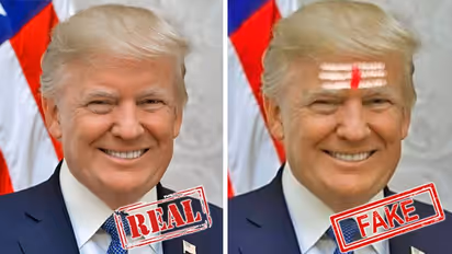 FAKE है तिलक के साथ वायरल हो रही डोनाल्ड ट्रम्प की ये तस्वीर, जानें सच