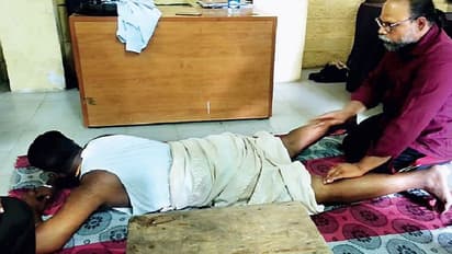 ಟ್ರಾಫಿಕ್ ಪೊಲೀಸರಿಗೆ ಠಾಣೆಯಲ್ಲೇ ಮಸಾಜ್!