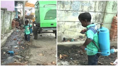 யாரும் பாதிக்கக்கூடாது..! கொசுவை ஒழிக்க ஒரு மாற்றுத்திறனாளியின் சமூக சேவையை பாருங்களேன்...!