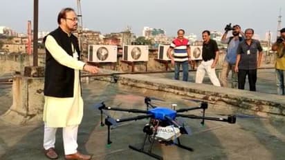 মশা মারতে 'ড্রোন দাগা' , ডেঙ্গু নিধনে নয়া হাতিয়ার পুরসভার