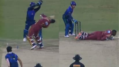 கிரிக்கெட்டில் அரிதினும் அரிதான சம்பவம்.. ஆண்ட்ரே ரசல் அதிர்ச்சி.. வீடியோ