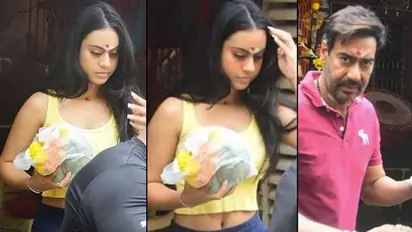 Ajay Devgn, Kajol's daughter Nysa gets trolled for donning short top to temple