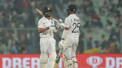 2ನೇ ಟೆಸ್ಟ್: ಕೊಹ್ಲಿ-ಅಗರ್‌ವಾಲ್ ಫೇಲ್, ಪೃಥ್ವಿ-ಪೂಜಾರ ಫಿಫ್ಟಿ