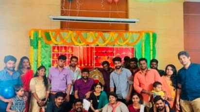 ரியோ மனைவி ஸ்ருதி வளையக்காப்பு நிகழ்ச்சிக்கு சர்பிரைஸ் விசிட் அடித்த பிரபல முன்னணி நடிகர்..! வெளியான புகைப்படம்..!