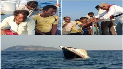 ಕರಾವಳಿ ಕಾವಲು ಪೊಲೀಸ್ ಮಿಂಚಿನ ಕಾರ್ಯಚರಣೆ: 4 ಮೀನುಗಾರರ ರಕ್ಷಣೆ