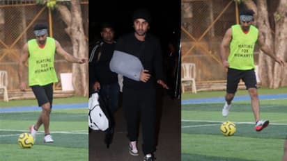 ফুটবল ম্যাচে হাতে চোট পেলেন রণবীর, আহত অবস্থাতেই আলিয়াকে নিয়ে উড়ানপথে অভিনেতা