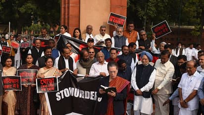 ഉന്നാവ്, ത്രിപുര വിഷയങ്ങൾ പാർലമെന്റിനകത്തും പുറത്തും ഉയർത്താൻ തയ്യാറെടുത്ത് കോൺഗ്രസ്