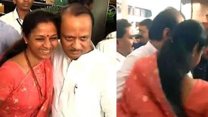 பாஜகவை பலிகாடவாக்க சரத்பவாருடன் நாடகமாடிய அஜித் பவார்... ப்ளானை சக்சஸ் ஆக்கிய அண்ணணை கட்டியணையத்து வரவேற்ற தங்கை..!