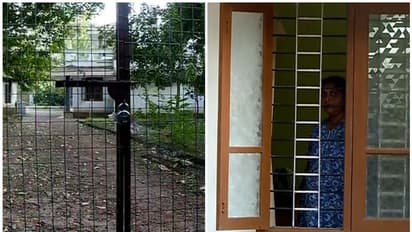 കൊല്ലത്ത് വിചിത്ര ബാങ്ക് ജപ്തി; അമ്മയേയും മകളേയും വീട്ടിനുള്ളിലിട്ട് പൂട്ടി ബാങ്കധികൃതർ