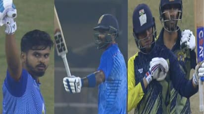 சூர்யகுமார் யாதவ், ஷ்ரேயாஸ் ஐயர் காட்டடி பேட்டிங்.. டி20யில் மெகா ஸ்கோர் அடித்த மும்பை.. வெறித்தனமா இலக்கை விரட்டிய ஷுப்மன் கில்