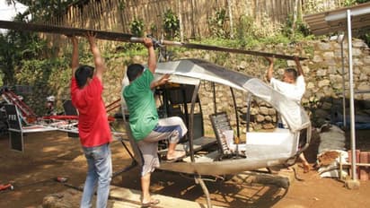 মেকানিকের মাথায় চেপেছে হেলিকপ্টারের ভূত, দুশ্চিন্তায় ঘুম উধাও স্ত্রী-র