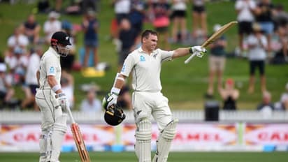 ടോം ലാഥമിന് സെഞ്ചുറി, റോസ് ടെയ്ലര്ക്ക് ഫിഫ്റ്റി; തകര്ച്ചക്ക് ശേഷം കാലുറപ്പിച്ച് ന്യൂസിലന്ഡ്