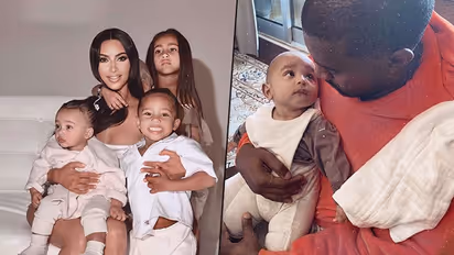 Kim Kardashian shares adorable family pictures on Thanksgiving