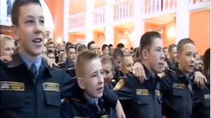 Watch: Young Russian military cadets sing Indian patriotic song ‘Aye Watan’; video goes viral