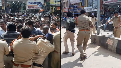 Hyderabad veterinarian rape and murder case: Locals protest at Shadnagar police station