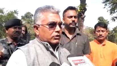 রাষ্ট্রদ্রোহিতায় মদত জোগাচ্ছে মমতার সরকার, নদিয়ায় এসে পাল্টা দিলেন দিলীপ
