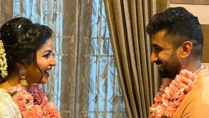 Kannada actress Rachita Ram’s sister Nithya marries longtime boyfriend Gautham in Bengaluru