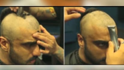 চোখের পলকে রেজার চলল মাথায়, মুহূর্তে নেড়া হলেন অর্জুন, দেখুন ভিডিও