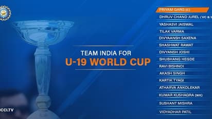ಅಂಡರ್-19 ವಿಶ್ವಕಪ್ಗೆ ಭಾರತ ತಂಡ ಪ್ರಕಟ: ಯಾರಿಗೆಲ್ಲ ಚಾನ್ಸ್..?
