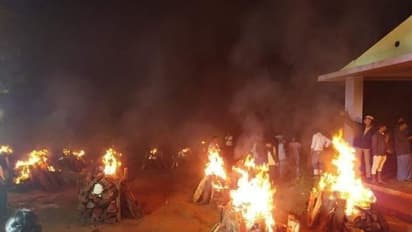 காவு வாங்கிய பங்களா சுற்றுச்சுவர்..! உயிரிழந்தவர்களின் உடல்கள் ஒரே இடத்தில் தகனம்..!