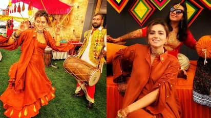 खास दोस्त की मेहंदी सेरेमनी अटेंड करने पहुंची टीवी एक्ट्रेस, ढोल की थाप पर किया जमकर डांस