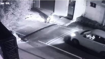 தாறுமாறாக காரை ஓட்டிய 13 வயது சிறுமி..! முதியவர் மீது மோதி பயங்கர விபத்து..!