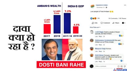दोस्ती बनी रहे: मोदी राज  में GDP गिरने, अंबानी की संपत्ति दोगुने से ज्यादा होने का सच क्या है?
