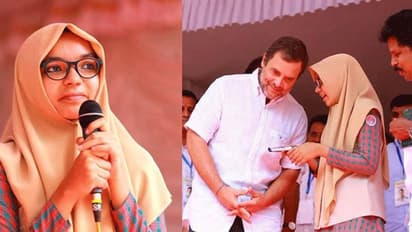 പഠനത്തിലും മിടുക്കി; രാഹുല്‍ഗാന്ധിയുടെ പ്രസംഗം പരിഭാഷപ്പെടുത്തിയ സഫ ഫെബിന് ഫുള്‍ എ പ്ലസ്