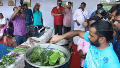 ഗദ്ദിക നഗരിയിലെ ചൂതുമണിയില് ഇന്ന് ഉറുമ്പ് ചമ്മന്തി സ്പെഷ്യൽ