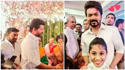 உறவினர் வீட்டு திருமணத்தில் எளிமையாக கலந்து கொண்ட தளபதி விஜய்..! குழந்தைகளுடன் செல்பி..! வைரலாகும் புகைப்படங்கள்..!