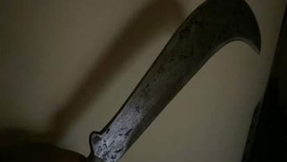 சாப்பாடு தகராறு... தந்தையின் நடு மண்டையில் அரிவாளால் ஒரேபோடு போட்டு படுகொலை செய்த மகன்..!