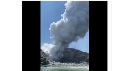 വൈറ്റ് ഐലന്റ് അഗ്നി പര്വതം പൊട്ടിത്തെറിച്ചു; നിരവധി പേര് മരിച്ചതായി സൂചന