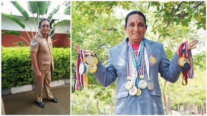 தீராத புற்றுநோயிலும் நம்பிக்கை இழக்காத பெண் போலீஸ்! தடகள போட்டியில் தங்கங்களை குவித்து சாதனை மேல் சாதனை