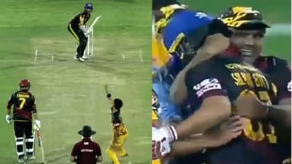 கடைசி பந்தில் சிக்ஸர் அடித்த சல்மான் பட்.. டி10 போட்டியில் ஹண்டர்ஸ் அணி த்ரில் வெற்றி.. வீடியோ