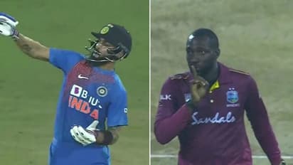 నో సెలబ్రేషన్స్... ఓన్లీ సైలెన్స్: కోహ్లీ ఔటయ్యాక ఓవరాక్షన్ చేయని కరేబీయన్లు