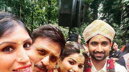 ಅಕ್ಕನ ಮದುವೆಯಲ್ಲಿ ಭಾವನ ಜೊತೆ ಮಿಂಚಿದ ರಚಿತಾ ರಾಮ್; ಇಲ್ಲಿವೆ ಕಲರ್‌ಫುಲ್‌ ಫೋಟೋಗಳು!